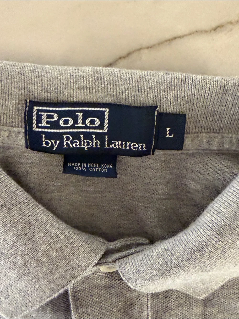 Baylor Bears Polo Ralph Lauren Short Sleeve Gray Size Large Men’s